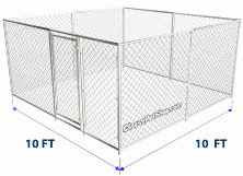 Chain Link Kennel Kit 10