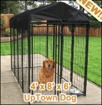 Do-it-yourself Modular Kennel Kit 4W x 8L x 6H