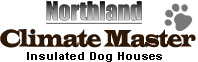 Climate Master insulated dog houses