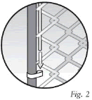 GALVANIZED CHAINLINK MESH INSTALLATION