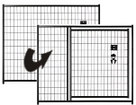 Upgrade a Standard Wall Panel to an Extra Gate (5W x 4H)