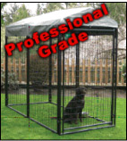 Professional grade (Pro Series) powder coated kennel