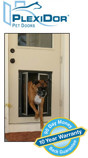 Door Mounted Dog Doors by PlexiDor