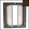 Brown Medium Door Mounted Dog Door